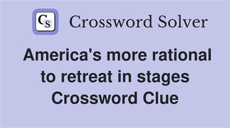 more rational crossword clue